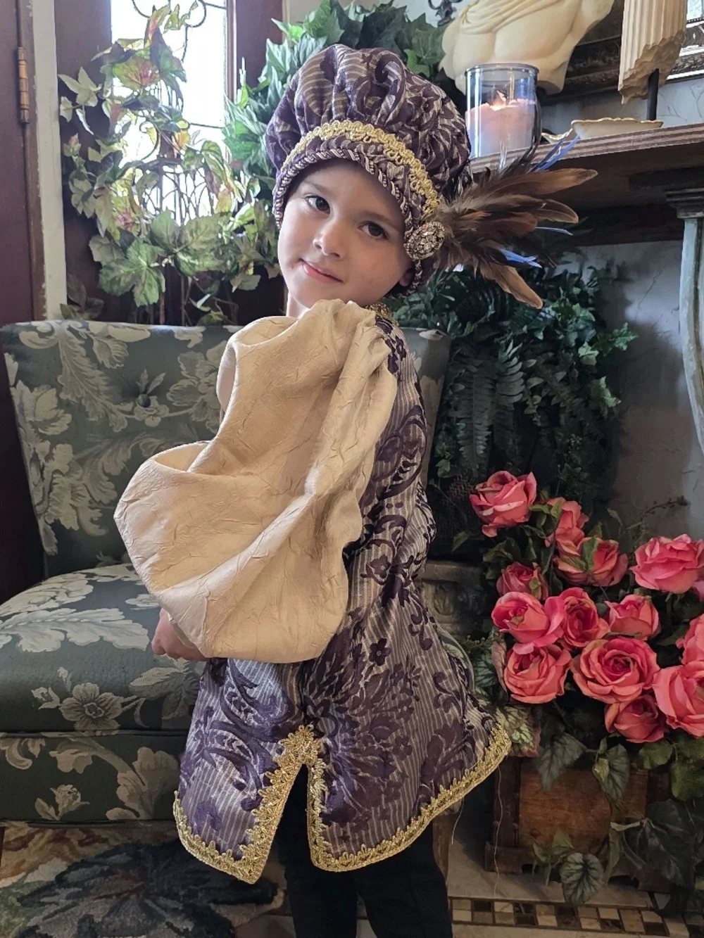 Boys size 4–5 Renaissance inspired tunic